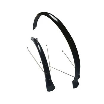 

700C Bicycle road Bike Fenders bicicleta Silver 1 Pair Front and Rear Retro 27 inches fixie bike Fender Bicycle Practical Parts