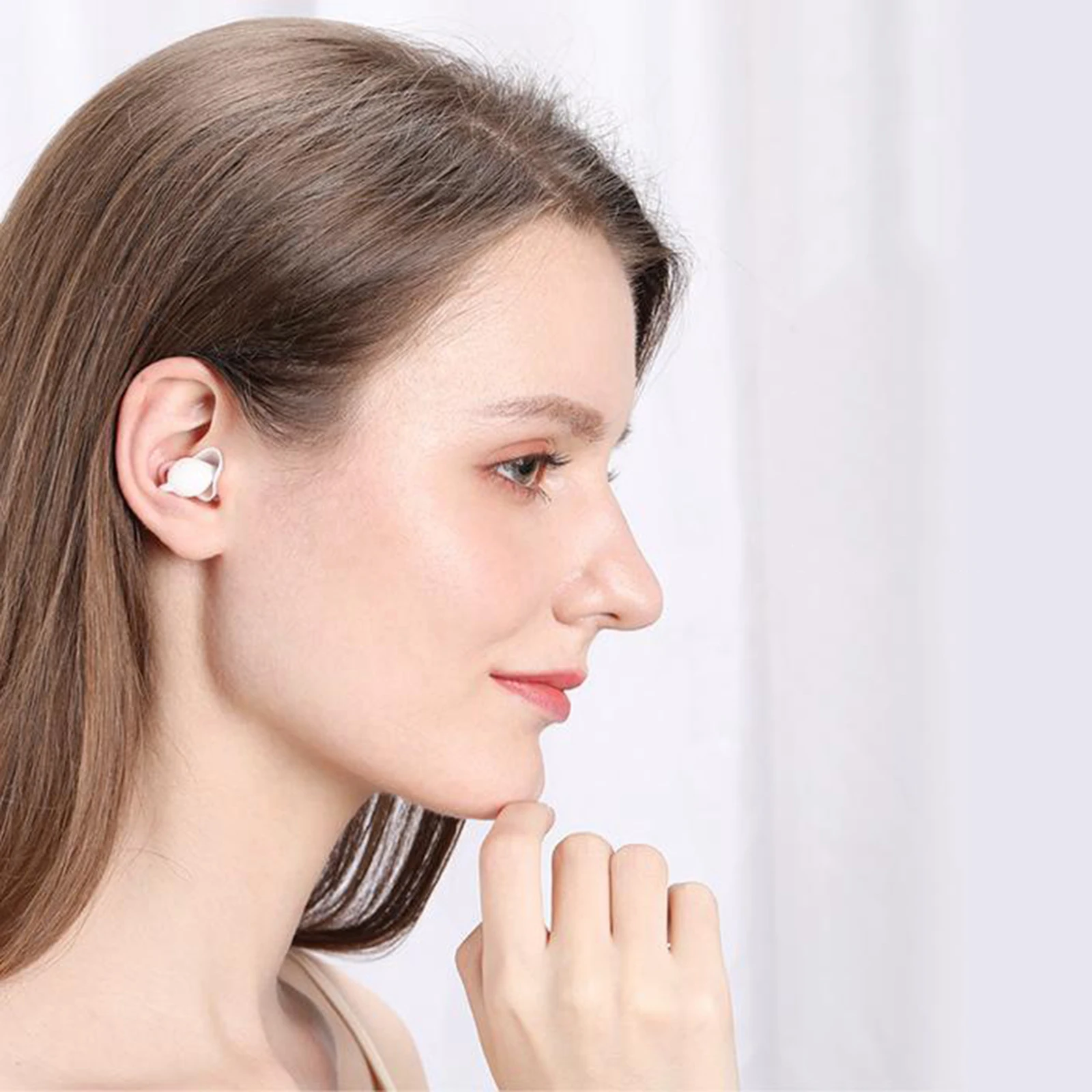 Soft Silicone Ear Plugs Anti Noise Reusable for Sleeping Swimming Earplugs