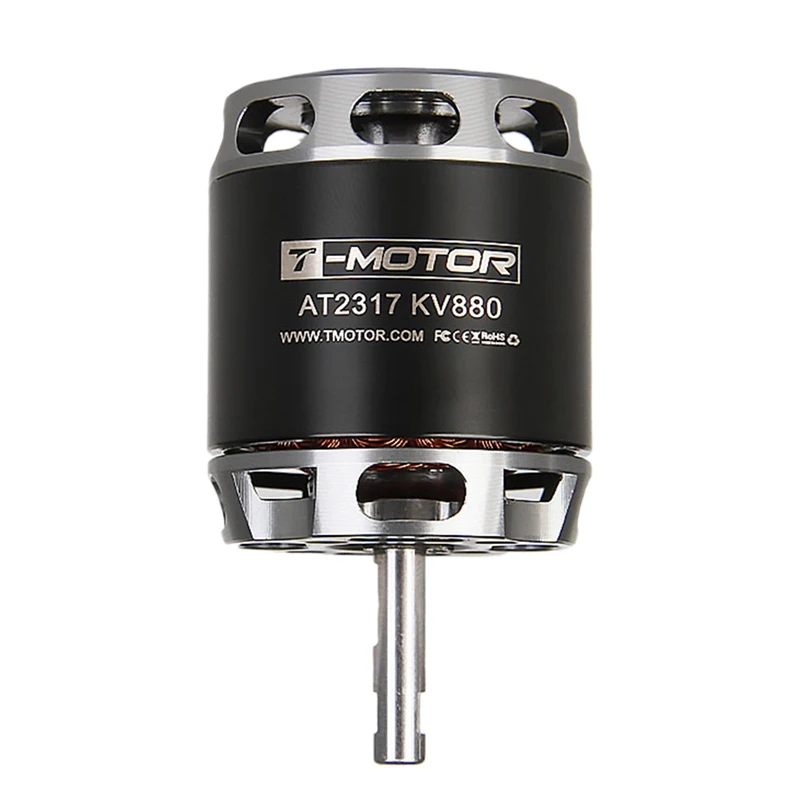 

T-MOTOR AT2317 880KV Long Shaft 2S-4S Brushless Motor for Fixed Wing RC Drone RC Aircraft