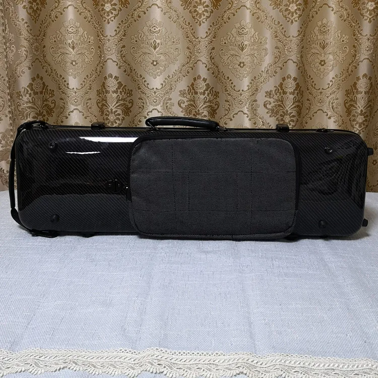 Последний продолговатый чехол для скрипки из углеродного волокна Жесткий Чехол для скрипки черный чехол для скрипки