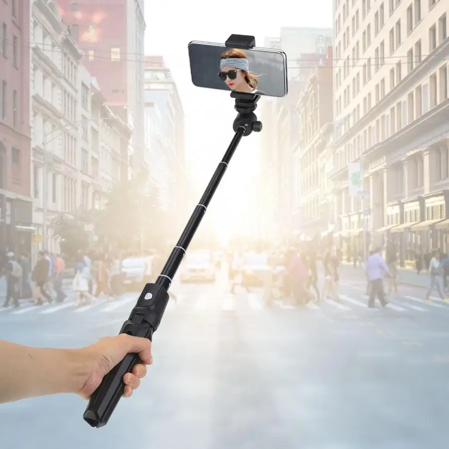 Monopod 2 In 1 Selfie Stick Tripod Stand with Remote Control for Android for IOS Mobile Phone Perche Selfie Stick Tripod
