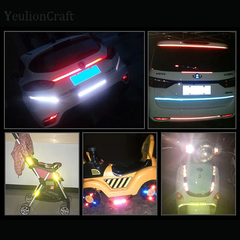 Chzimad 8 м x 1 см 7 цветов светоотражающая лента наклейка для автомобиля Babycar