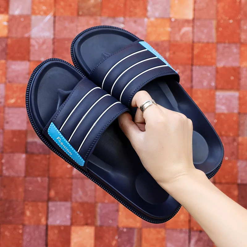 

Men's Slippers Summer Korean-style Trend Sandals Outdoor Anti-slip Cool Outer Wear Slippers Boy's Summer Sandals