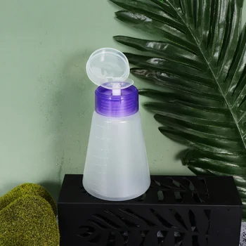 

2pcs Press Bottles Empty Dispensers Refillable Pump-Bottles Makeup Container for Astringent Cleansing Lotion Acrylic Remover (Ra