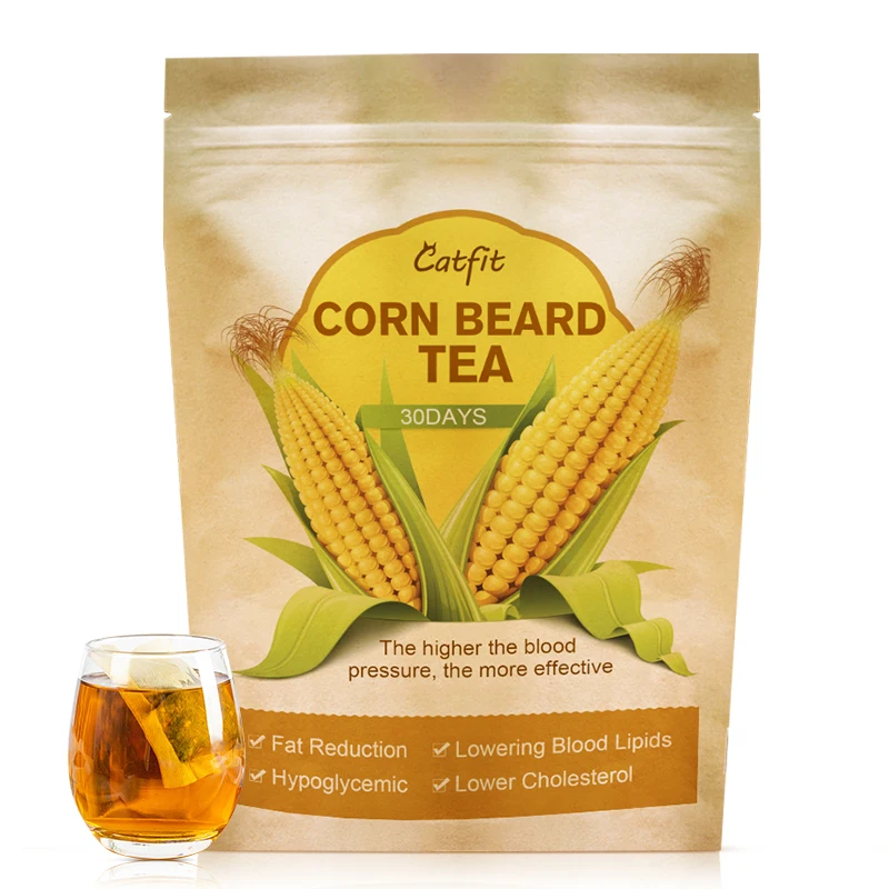 Натуральный травяной кукурузный бороды CatFit-Чай для снижения кровяного давления