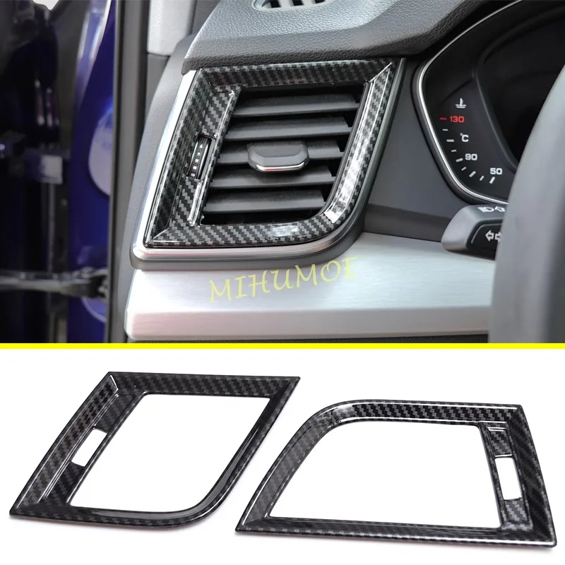Door Panel Interior Trim Cover For LHD 2014-2019 Toyota Highlander Carbon Fiber