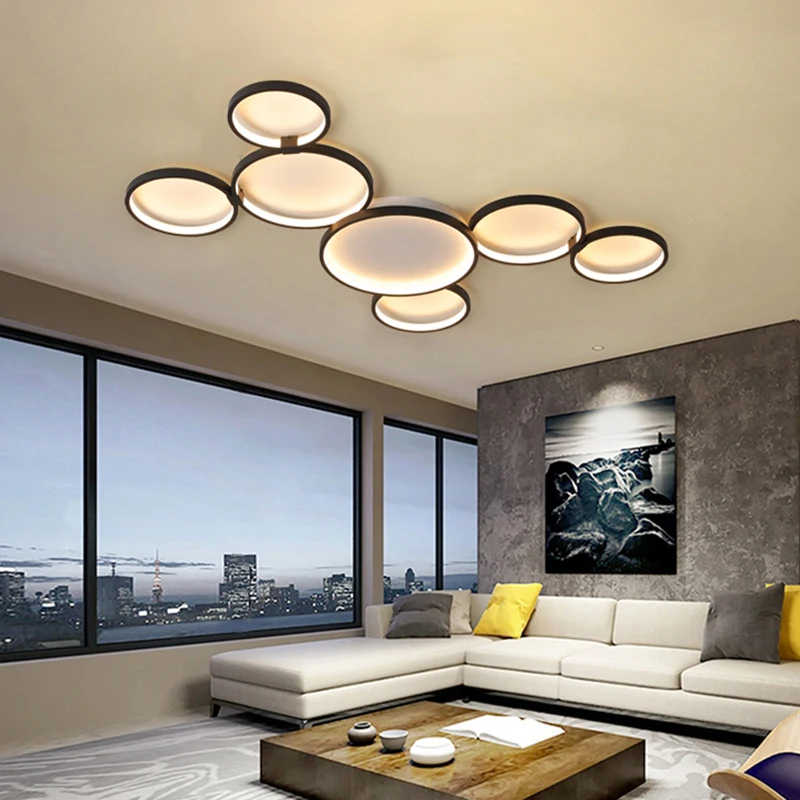 NEO Sinar Kopi atau Putih Selesai Modern Lampu Langit langit Led untuk ...