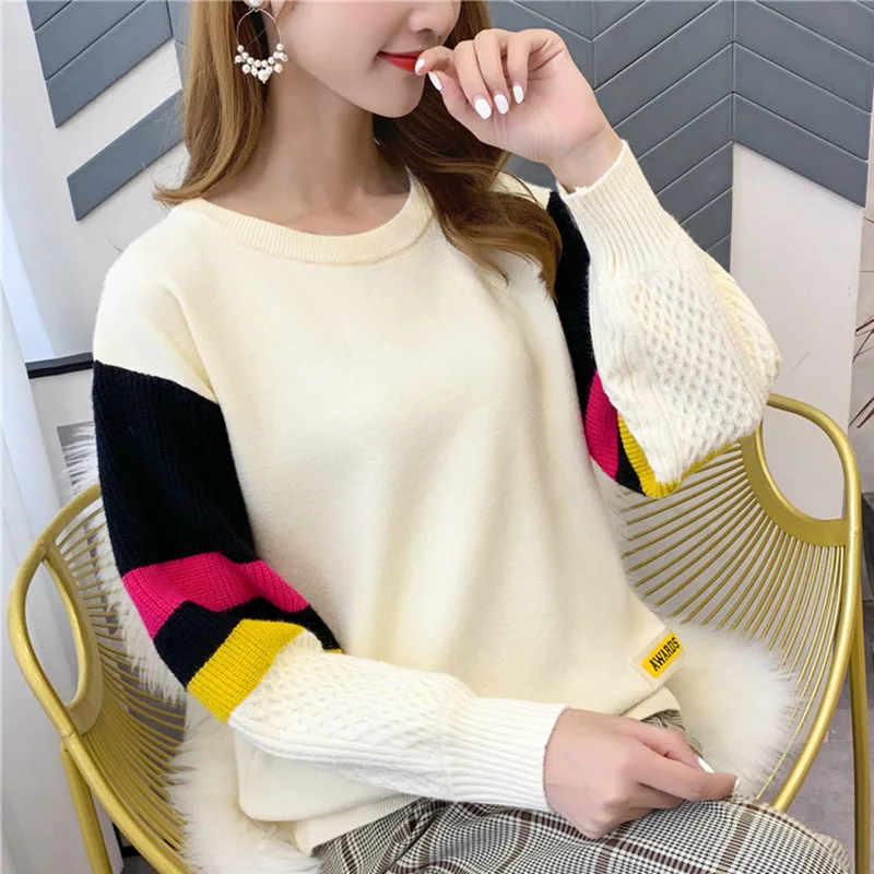

1217054 (3rd floor, 2nd floor, E district, 1st floor) Actual photo of the new style knitted sweater in autumn of 2019 tx