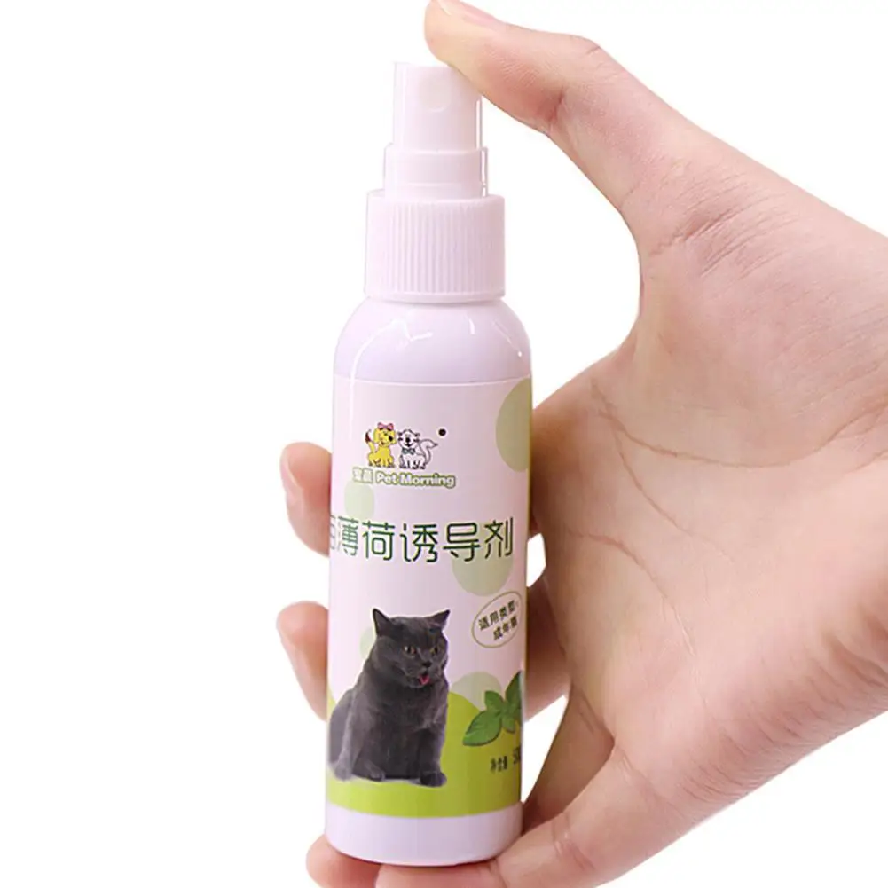 50ml Catnip Spray Cat Excitement Toy Cat Organic Natural Scratch Healthy Inducer Catnip Funny Scratch Toy