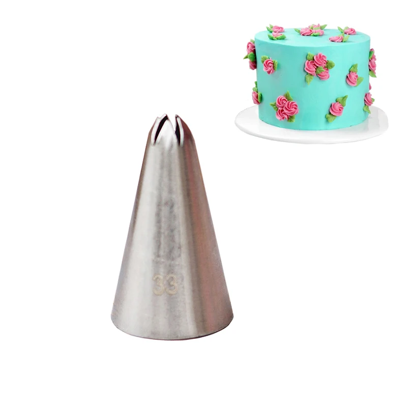 Stainless Steel Cake Decorating Closed Star Pastry Tube