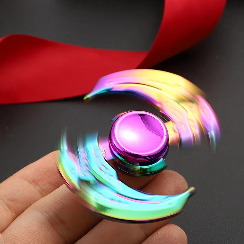 Fidget Zinc Alloy Hand Spinner EDC Fidget Hand Spinners Autism ADHD Kids Gifts Finger Toys Spinners 2