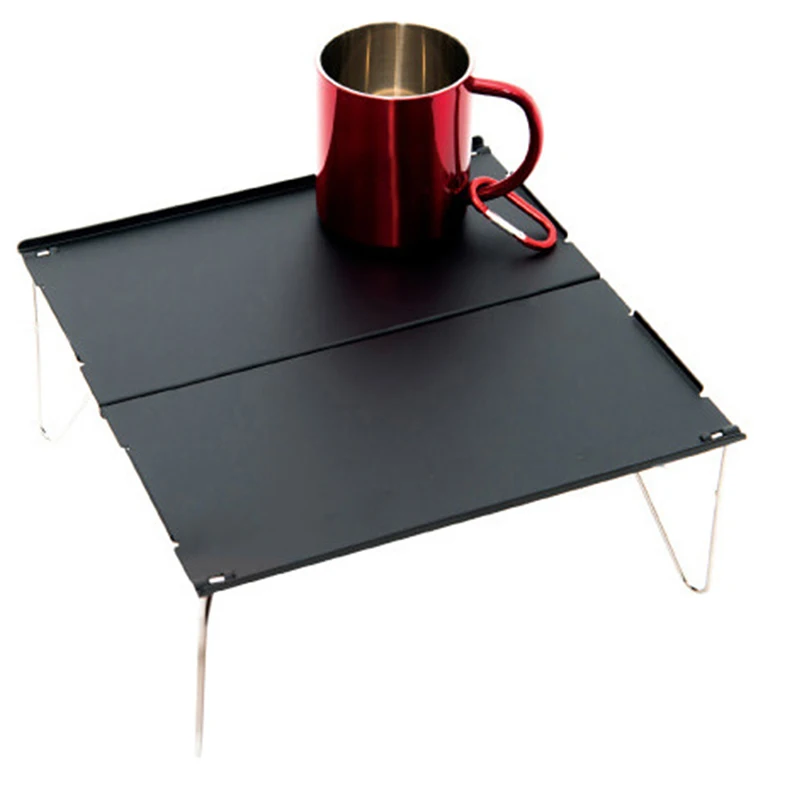 TOP!-Outdoor Folding Table Durable Aluminum Plate Portable Table Lightweight Mini Furniture For Barbecue Camping Picnic Hiking