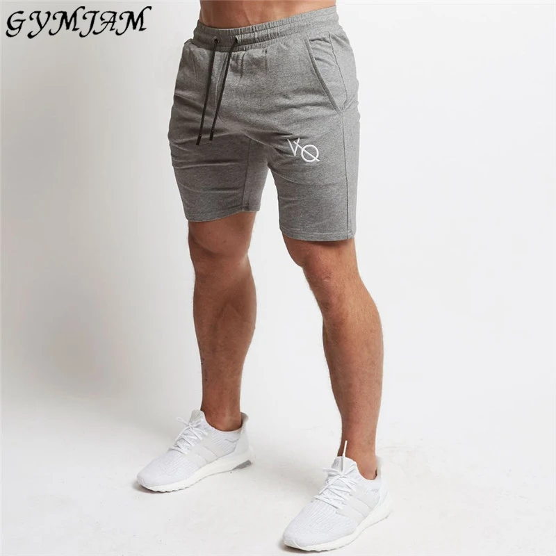 Хлопковая Повседневная Уличная одежда, мужские шорты для бега, фитнеса, мужские спортивные штаны, брендовая Спортивная одежда для бодибилдинга, мужская одежда