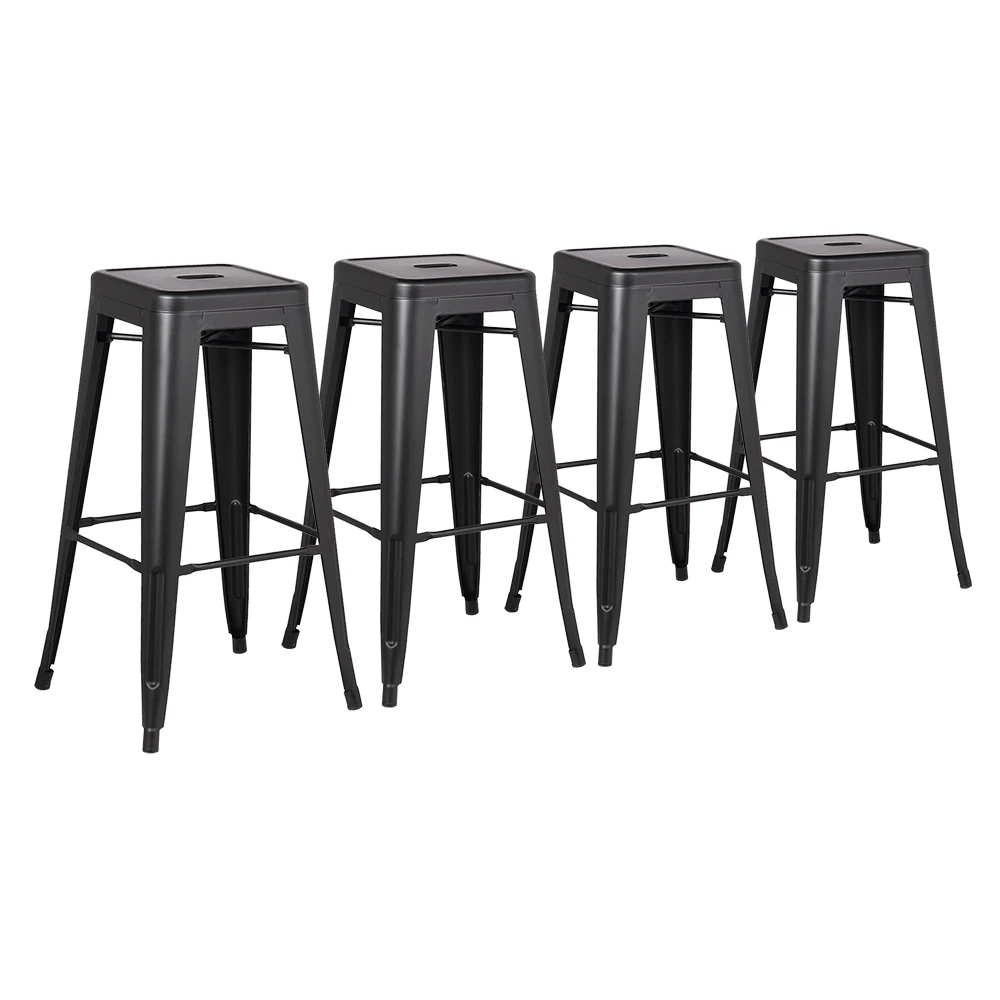 Kitchen Bar Stools Chair Set Of 4 Counter Stool Chair Vintage Antique Metal Bar Stool Chair Bar Chairs Aliexpress
