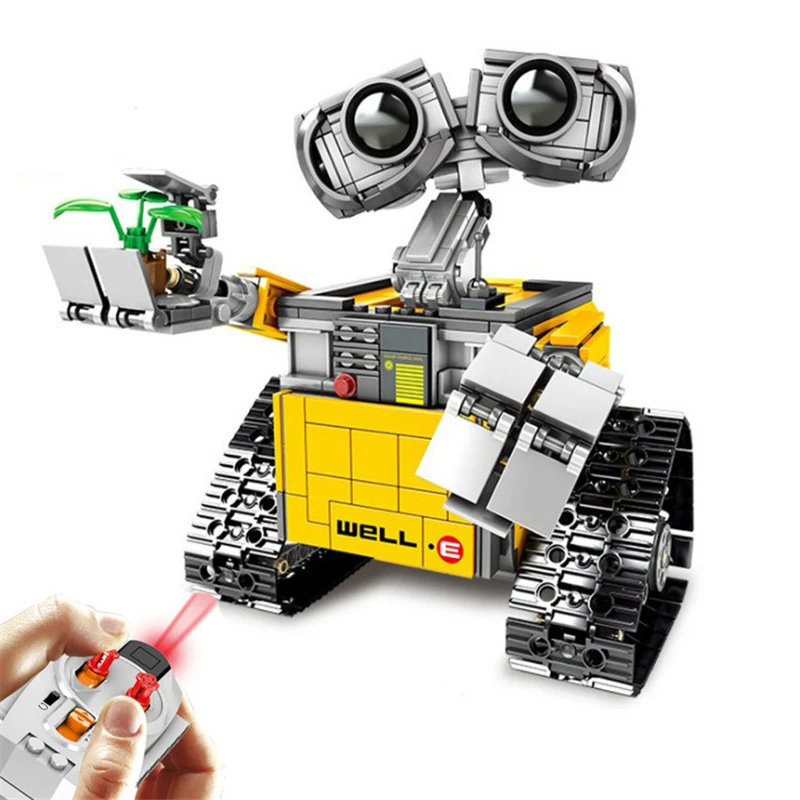 Remote Control Toy Wall E Robot Compatible With Legoingss Technic Transformable Building Block Children S Wall E Toy Gifts Blocks Aliexpress Remote Control Toy Wall E Robot Compatible With Legoingss Technic Transformable Building Block Children S Wall E Toy Gifts Blocks Aliexpress