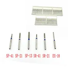 50 шт. скайс боры FG 1,6 мм наконечник для высокоскоростной бормашины; SF; сезон осень-зима/SR серия SF41/SF31/SF21/SF15/SF11/SR31/SR12/SR12