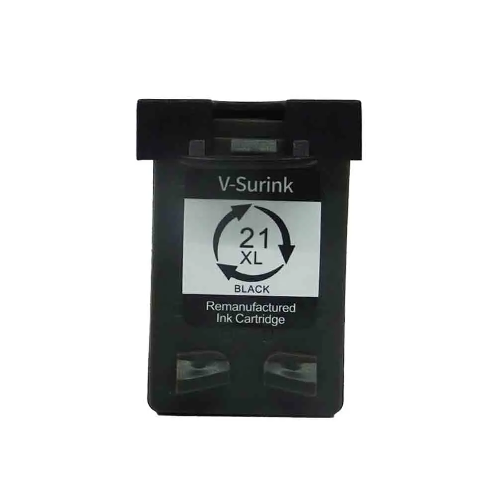 1 Black V-Surink 21 22XL картридж для hp 21 22 картридж 21 22 с чернилами hp Deskjet 3915 3920 D1320 F2100 F2280 F4180 - Цвет: 1 Black