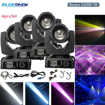 

4pcs/lot, Stage Moving Spot 230W 7R Beam head Luci écran tactile Sharpy Beam 230 W Sharpies 7R Light Moving head dmx stage
