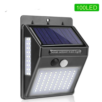 

20/30/100 LEDs Outdoor Solar Light PIR Motion Sensor Solar Garden Light Energy Saving Street Path Wall Lamp Dropshipping
