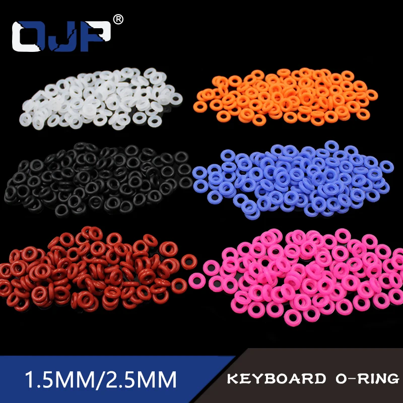 125pcs Keycaps O Ring Seal Switch Sound Dampeners For Cherry MX Keyboard Damper Replacement Noise Reduction Keyboard O-ring-.-