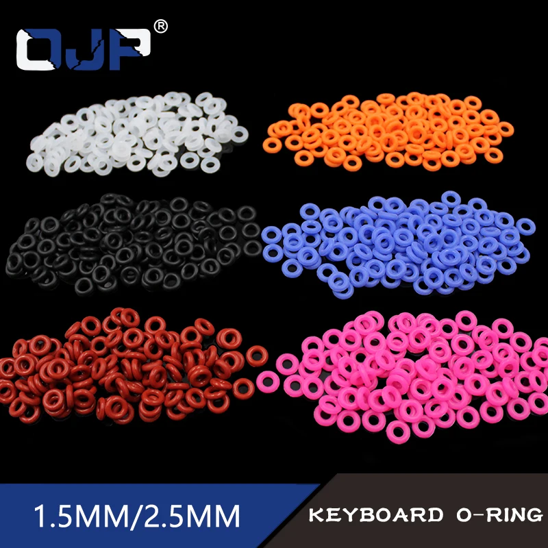 125pcs Keycaps O Ring Seal Switch Dampeners For Cherry MX Keyboard Replacement