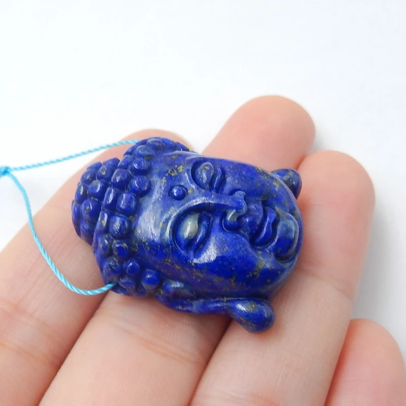 AAA горячая Распродажа лазурит оформление с боковым отверстием ожерелье кулон