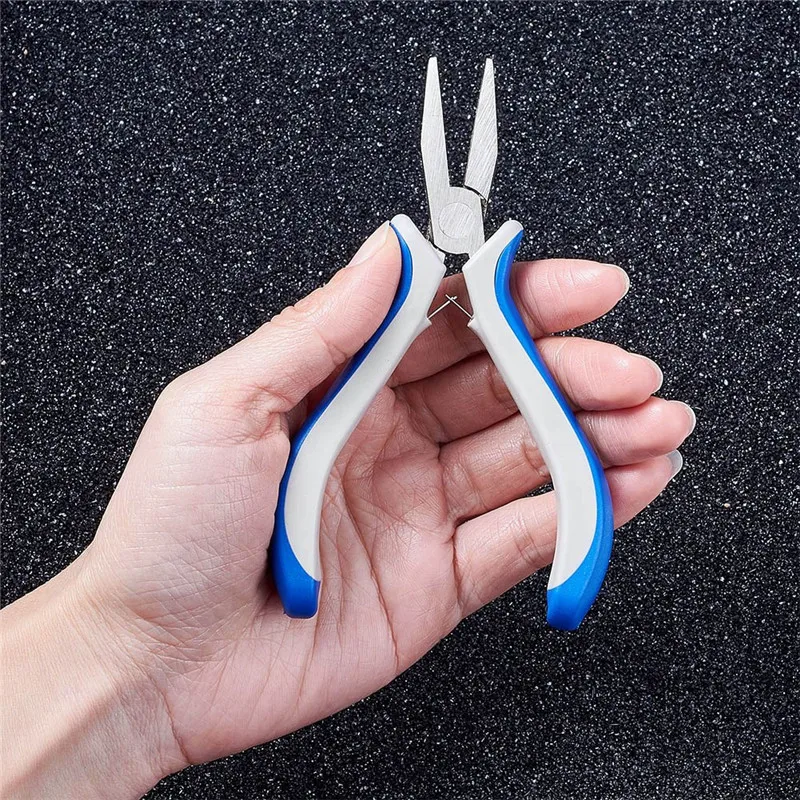 Jewelry Tools Equitment Pliers Flat Round Nose End Cutting Bent Nose Wire-Cutter Pliers jewelry DIY making tool Carbon Steel F70