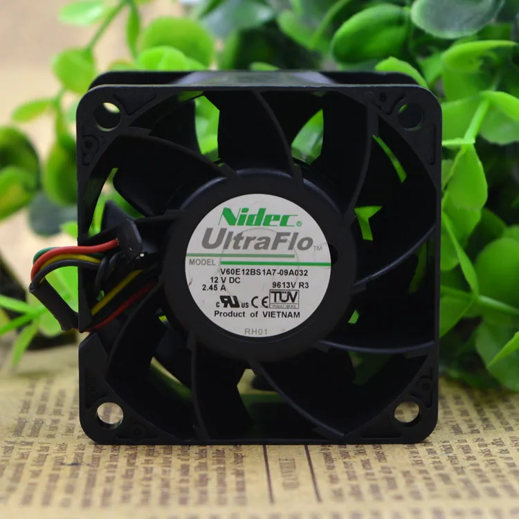 

Абсолютно новый оригинальный Φ 12V 2.45A 6CM Вентилятор охлаждения сервера