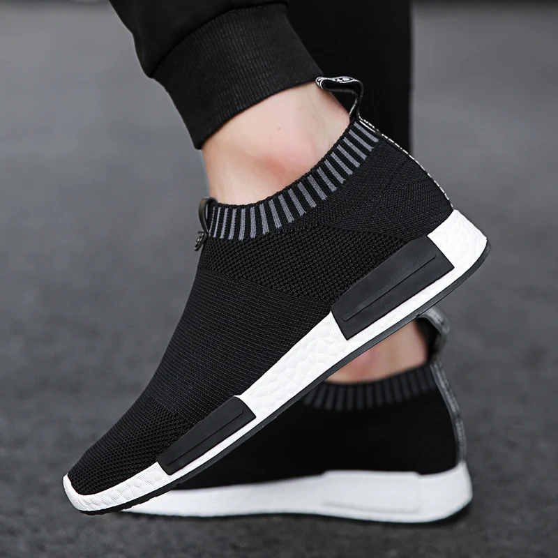 2020 Mens Casual Shoes Men Slip-on Sock Sneakers Breathable Lightweight Walking Jogging Running Tenis Vulcanized | Обувь