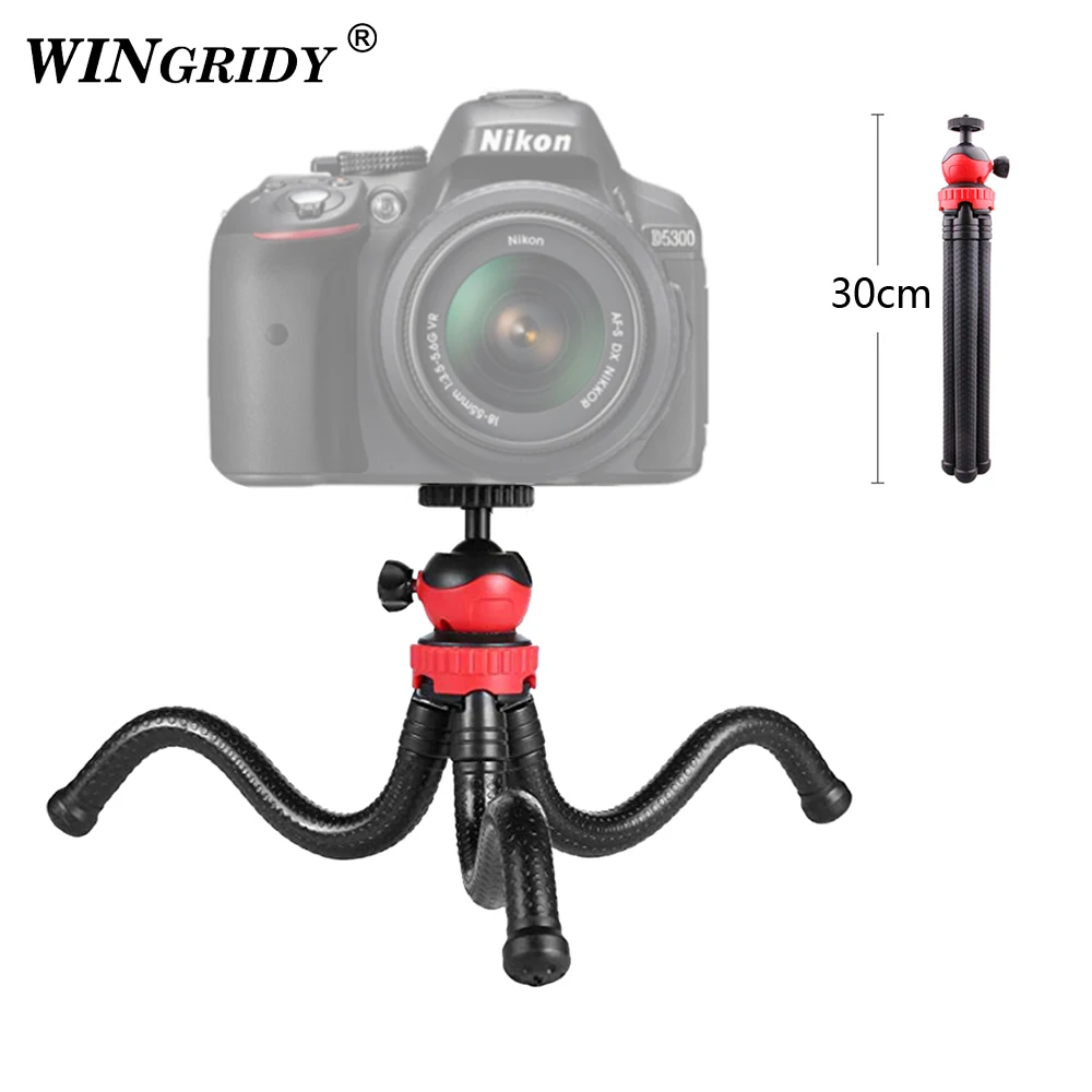 

Travel Portable Tripod Mini Flexible Octopus Mobile Phone Tripod Holder for iPhone DSLR Digital Camera Nikon Gopro Camera