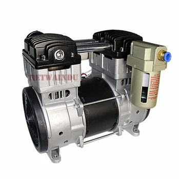 

High Vacuum 1100W Oilless Vacuum Pump with -98Kpa 150L/MIN Max Oil Free Piston Vacuum Pump 220V/380V