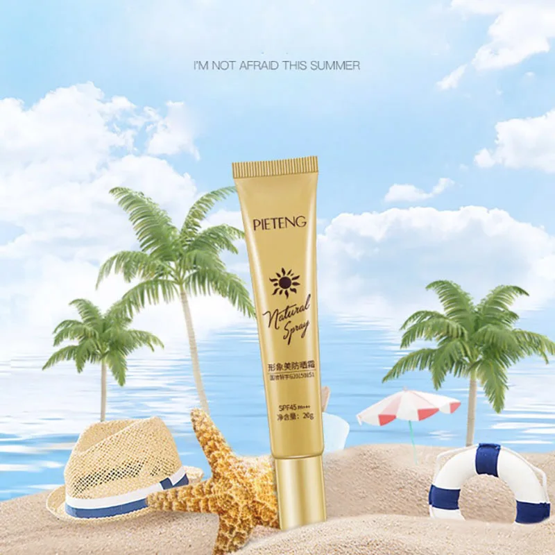 Солнцезащитный крем Sunblock с SPF 45 увлажняющий антивозрастной WH998 | Красота и
