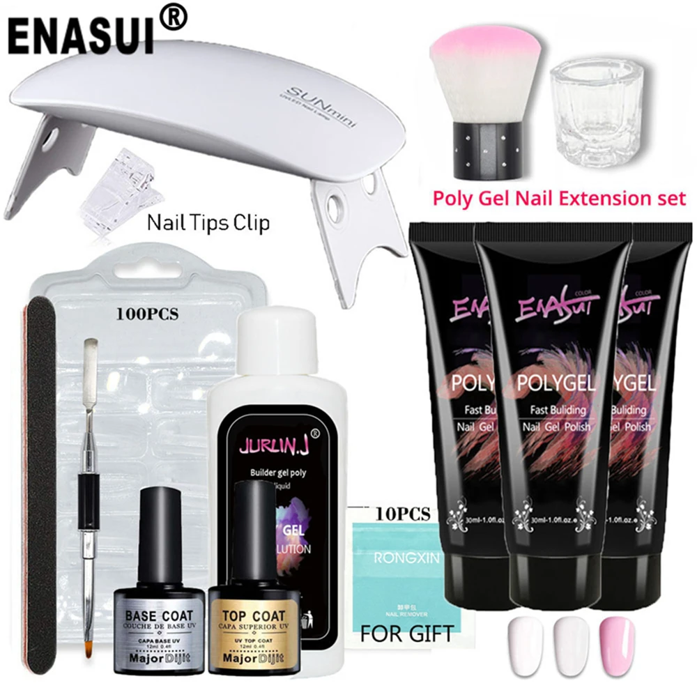 

Gel Polish Nail Art Kit Timer Dryer Tools For Manicure Gel Polish Enhancement Set For Starter And Professional Nail Technician
