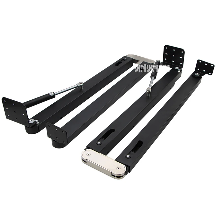 para Baixo Dobrável Mesa de Jantar Acessórios de Ferragem Mecanismo de Mesa Telescópica Invisível Retrátil Escondido Barra Mesa Dobradiça Conector