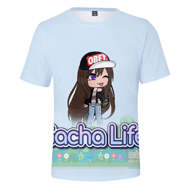 Camiseta Gacha Life para homens e mulheres com estampa 3D, camiseta  streetwear verão, tops casuais, moda fofa, anime dos desenhos animados,  Harajuku, novo - AliExpress