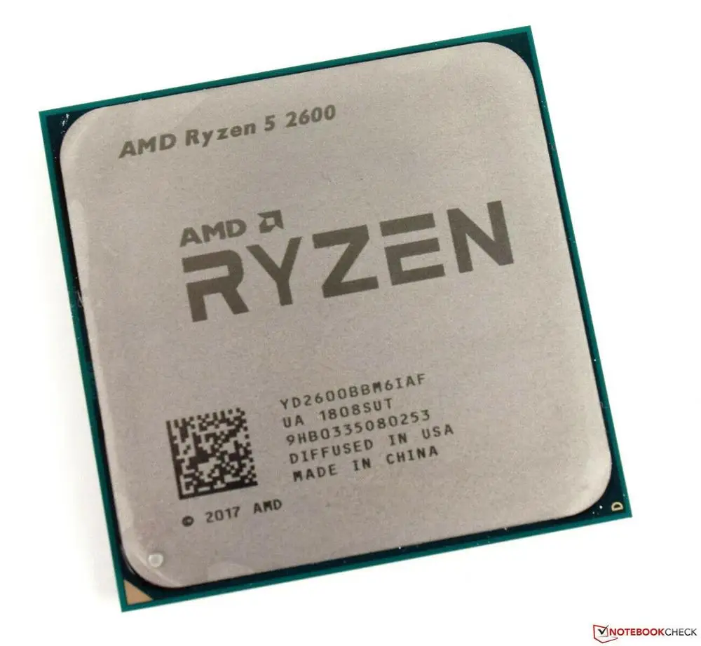 

AMD RYZEN 5 2600 6-Core 3.4GHz 16MB Socket AM4 65W Desktop Processor CPU