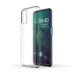 Ultrathin Clear Soft TPU Shockproof Mobile Phone Back Cover for OPPO A92 2020 (Clear)