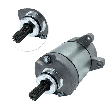 

Motorcycle Starter Motor 9-Teeth 18x10.5x9cm Replacement Durable Useful