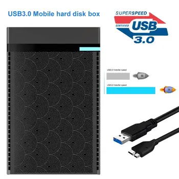 

USB3.0 Adapter 2.5inch SATA SSD HDD Enclosure Laptop Mobile Hard Disk Case Box 2.5inch Portable USB 3.0 Hard Disk Case