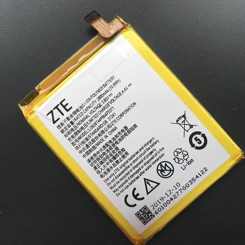 Новый оригинальный аккумулятор 2800 мАч Li3928T44P8h475371 для ZTE Blade V8 Mini V8mini BV0850