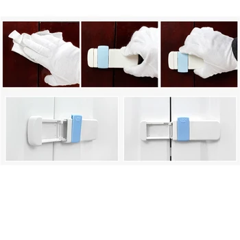 

2Pcs/set Baby Safety Drawer Locks Children Security Protection Lock For Cabinet Door Kids Child Safety Locks