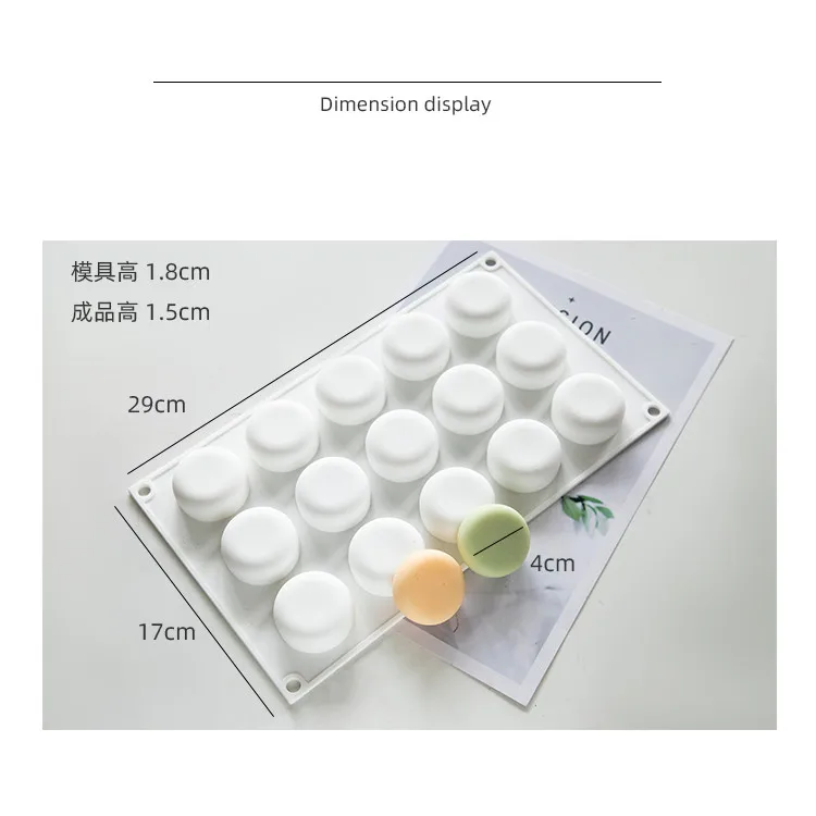 Round Food Grade Silicone Mold Hand-made Soap Silicone Mold High Temperature Resistant Easy Release soap Making Supplies silicone mold,soap molds