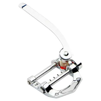 

New Hot Guitar Vibrato Tailpiece Tremolo Flat Top Body Tremolo Unit Vibrato Bridge for Tele, SG, LP, ETC Electric Guitars(Silver