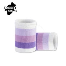 Хлопковый браслет в настоящее время доступны спортивные носки с силиконовой подошвой спортивные наручные через тонкий бег пот поглощающие дышащий ремешок