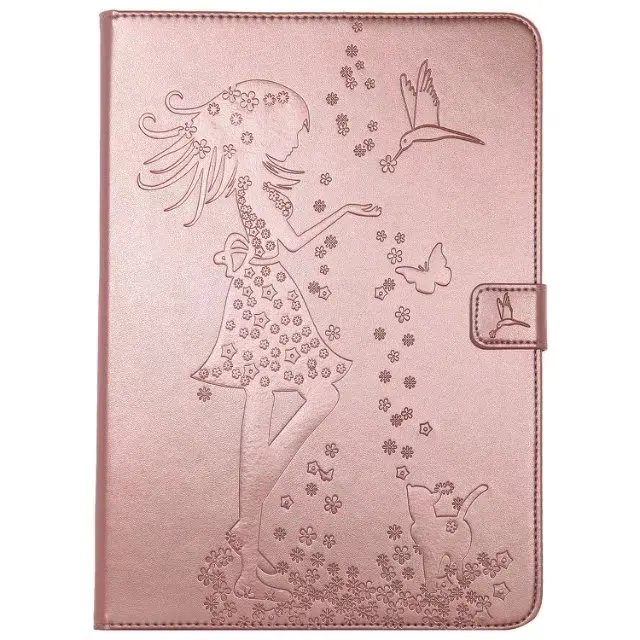 For Samsung Galaxy Tab A 8.0 T350 T351 T355 Tablet Case PU Leather Cartoon Girl Flip Protecetive Stand Smart Cover | Компьютеры и офис