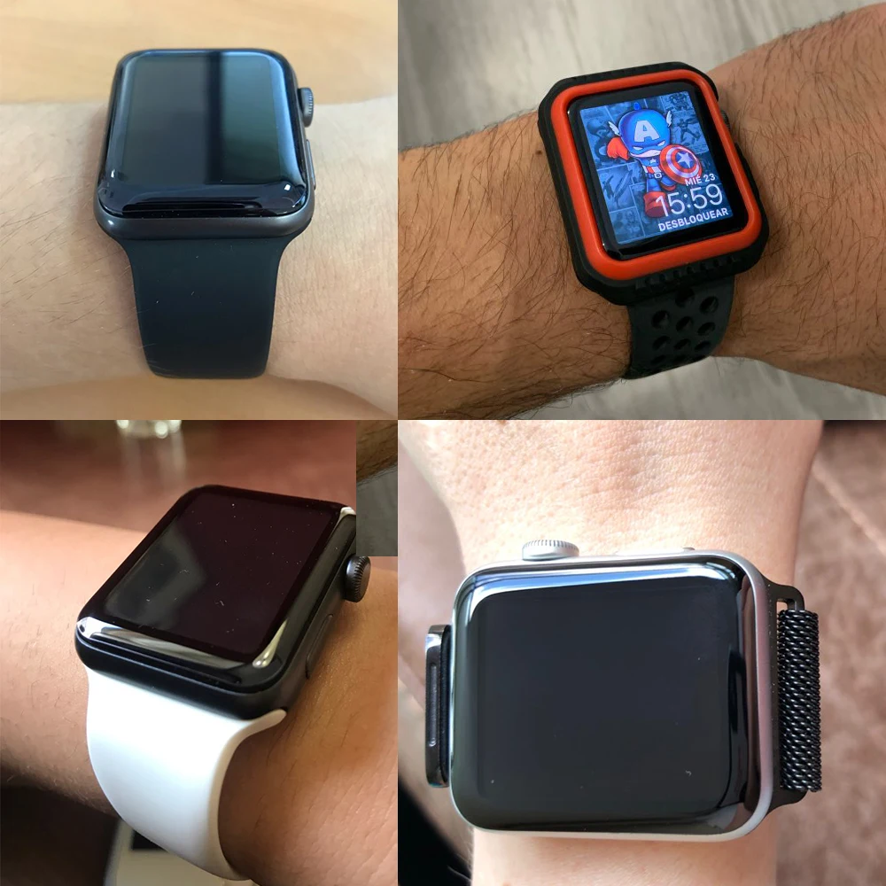 3D изогнутый край HD закаленное стекло для Apple Watch серии 4/5 38 мм 42 Защитная пленка iWatch