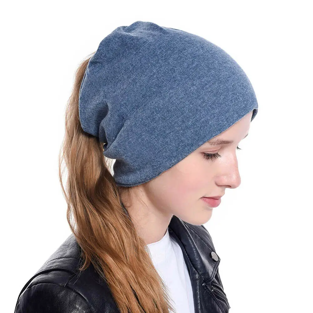 Trendy light and thin jersey beanie hat for men and women unisex 