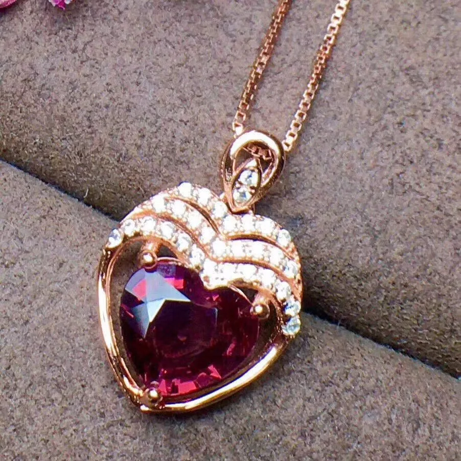 Natural Garnet Pendant (2)