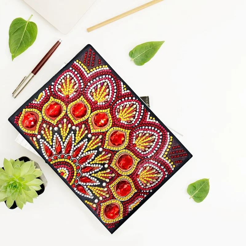 Diy Creative Special Shaped Diamond Painting Notebook Diary Book 50 Page A5 Cross Stitch Craft For Gift 1Bjb09 | Дом и сад