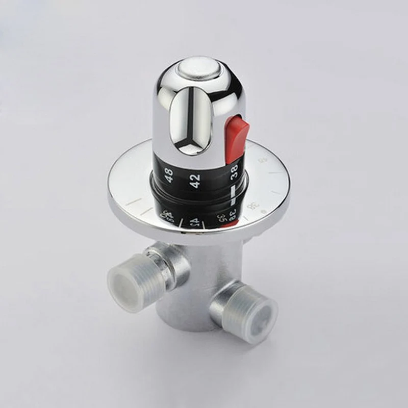 SHBSHAIMY термостатический смесительный клапан из латуни постоянная температура воды смеситель для душа термостат Ванная комната Кухня кран клапан - Цвет: G